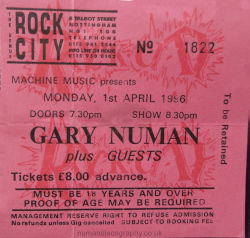 Nottingham Ticket 1996